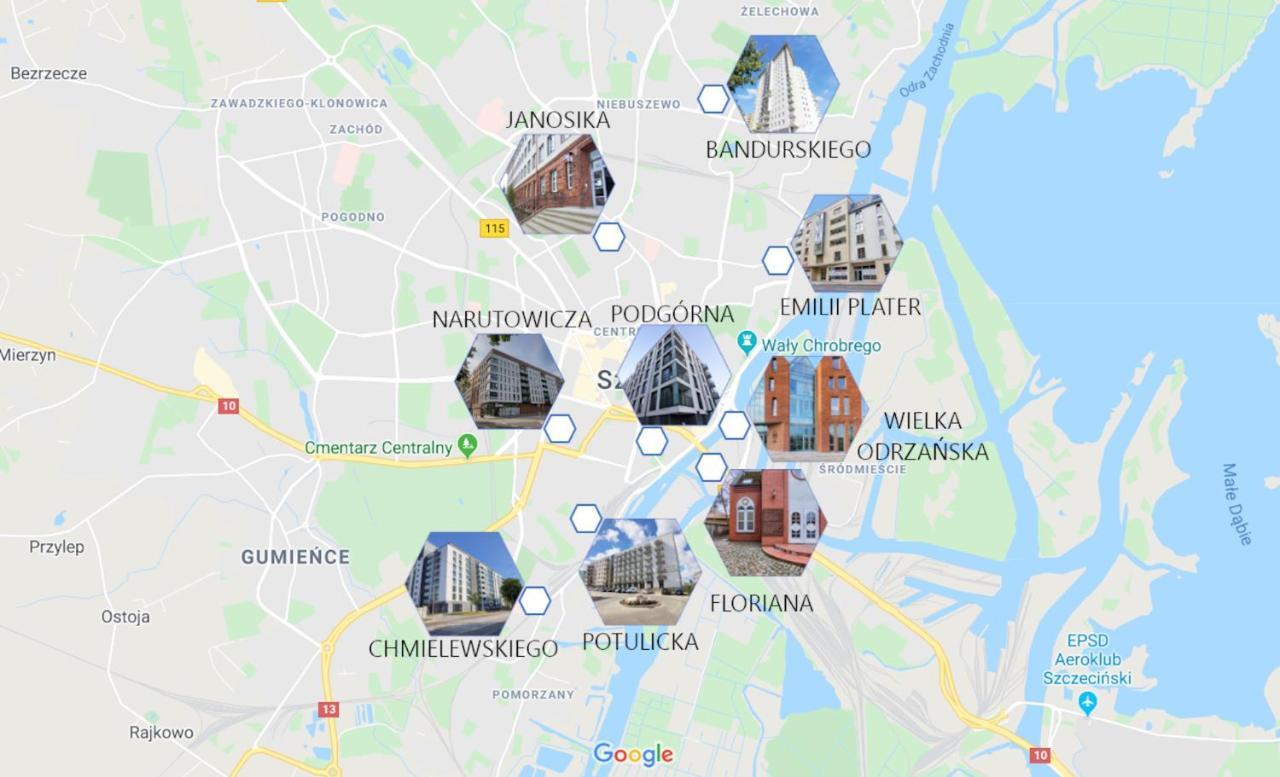Apartments In - Sowinskiego Шчечин Екстериор снимка